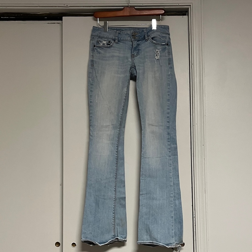 American Eagle Light Blue Boot Cut Jeans
